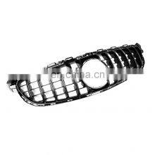 Glossy Black W205 C63 GT Grill Grille for Mercedes Benz C63 AMG 15-19 thumbnail-4