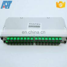 FTTH Optical Fiber Connector 32 Ports Cassette Type PLC Splitter With Factory Price