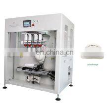 4 Color Servo Motor Hard Hat Plate Pad Printing Pad Machine Large Size