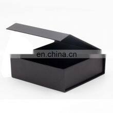 Bulk Premium Black Foldable Hard Cardboard Retail Scarves Packaging Magnetic Gift Box thumbnail-4