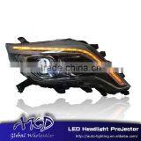 AKD Car Styling for Toyota Prado LED Headlights C-Type 2014-2015 Prado LED Head Lamp Projector Bi Xenon Hid H7 thumbnail-3