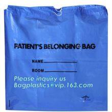 Biodegradable Drawstring Patient Belongings Bag,Manufacturer of Patient Belonging Bag With Rigid Handle OEM Available thumbnail-4