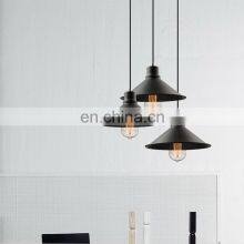 Industrial Lamp Shade Lampara Colgante Negra Nordic Moderner Luminaria Pendente Vintage Pendant Kitchen Light Lamp Lighting thumbnail-2