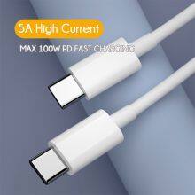 High Quality Type c 5A 100W Usb c to Usb c Fast Cable thumbnail-2