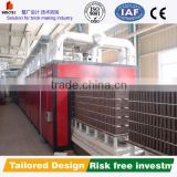 electric clay brick kiln in brick making plant