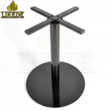 New Black Iron Frame Metal Dining Table Bases Round Steel Table Legs for Chair Use for Hotels and Apartments thumbnail-4