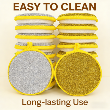 Powerful Cleaning Capacity Kitchen Cleaning Tools Bamboo Fiber Sponge Scrubber Dish Wash Sponge From Factory thumbnail-3