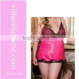 Sexy Marabou Babydoll Lingerie thumbnail-2