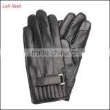 European Classic British Men's Leather Gloves With Index Finger Touch Screen thumbnail-2