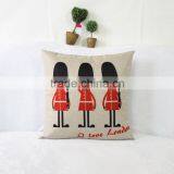 New Design Printed Linen Cloth Pillow Cover Cushion Case thumbnail-4