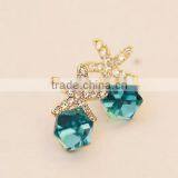 Green Starfish Earrings Bridal Starfish Earrings Starfish Jewelry thumbnail-1