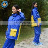 China reflective safety nylon raincoat for women