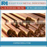 Good Quality and A Grade Copper Pipe and Tube at Cheapest Rate