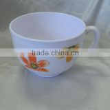 Malamine soup cup with handle