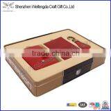 Fancy Promotion Red Ladies' PU Leather Wallet Gift Set