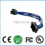 6pin Video Card Individual Sleeved Extension ATX Power Cable thumbnail-1