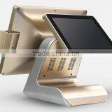POSBW1511 Full Metal Jacket Durable 15 Inch 5 Wire Resistive Touch Screen All In One POS Machine thumbnail-4