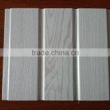 Interior Decoration of Pvc Wooden Design Two Grooves Wall Panel thumbnail-3