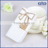 Magnetic Rhinestone Flip Stand Case For Nokia Lumia 520 thumbnail-4