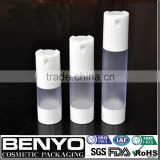 various size cosmetic airless pump bottle wholesale frosted airless pump bottle