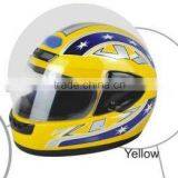 Yellow Alternating Blue Color Sport Racing Full Helmets/ Motorcycle Hemets