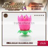the Most Popular MUSIC Birthday Lotus Flower Candle Export in 2015 thumbnail-3