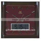 Analog & Digital Dual Function Wall CALENDAR Clock