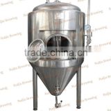 beer brewing equipment 10HL conical fermenter with cooling jacket for beer making