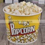 Disposable Enviromental White Cardboard Paper Laminating Popcorn Bucket thumbnail-3