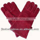 JS4014RDT Multifunctional Cow Split Welding Gloves,Gloves,Gauntlet,China thumbnail-1