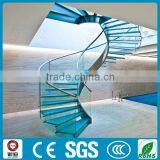 Modern Interior Glass Curved Stair for Loft thumbnail-4