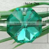 14x14x7mm More Colors For Choice Octagon Crystal Pendants