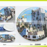 Beautiful Whole Sale Beautiful Scenery Ceramic Plate of Viena