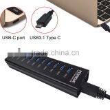 10 Ports USB 3.1 Type C Hub, Aluminium Type C /USB-C 3.0 Hubs With Indicators