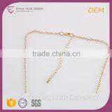 N72165I01 Small Quantity Acceptable Zinc Alloy Statement Thick Cheap Gold Teething Tassel Stainless Steel Necklace Jewelry thumbnail-4