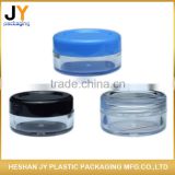Supplier price mini cosmestic jar colorful plastic containers jars 5ml plastic jar
