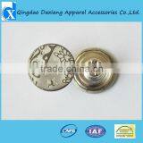 New Designed Anti-copper Tin Shank Jeans Button