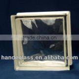 Clear Cloudy Glass Block