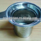 New Design Stainless Steel , etched metal, tea filter