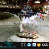 Life-Size Fiberglass Dinosaur Model Of Spinosaurus thumbnail-3