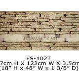 Polyurethane High Quality Beautiful Decorative pu Stone Panel thumbnail-2