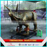 Hot Sale Exhibition Museum Plaza Equipment Life-size Fiberglass Dinosaur Sculpture thumbnail-1