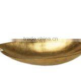 Best selling gold lacquer oval plastic salad bowl from viet nam