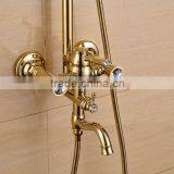 Luxury Gold Plated Bath Shower Set thumbnail-6