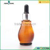 15/25/30/50/100ml Unique Shape Amber Glass Essential Oil Dropper Bottles thumbnail-6