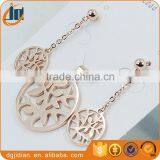 Stainless Steel gold jewelry 18k jewellery sets fashion flowers jewelry sets
