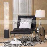 11.22-1 Slim-line and Gracious Profile Sits Atop a Round A Cool and Chic Look Stacked Ball Acrylic Table Lamp thumbnail-3