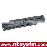 48 Port UTP Cat5e Cat6 Patch Panel 19" 2U, 110 IDC