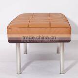 Living Room Furniture Design White Red Black Leather Barcelona Bench