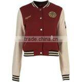 girls varsity jackets with hood/ Wholesale varsity baseball jackets with custom logo/girls baseball jacket varsity jackets